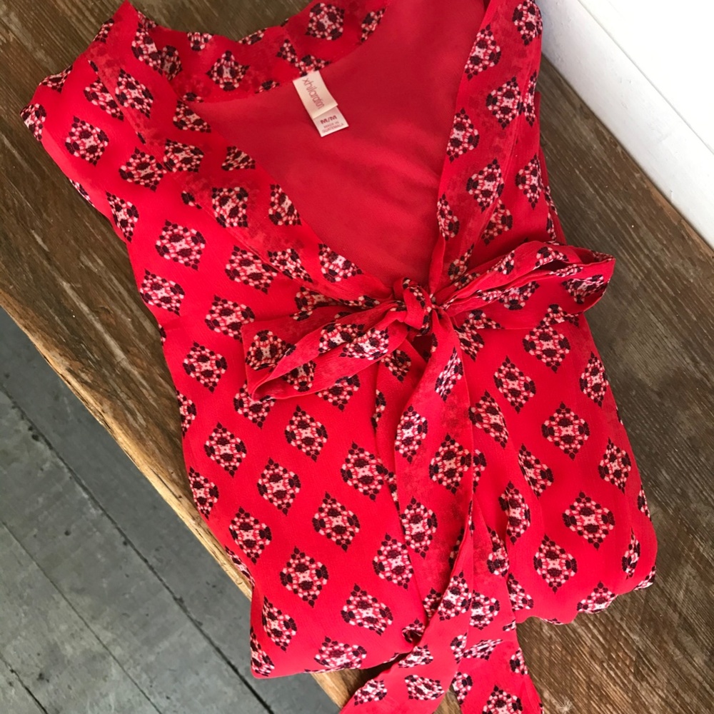 Xhilaration Red Knee-length Dress Size M - Picture 5 of 6